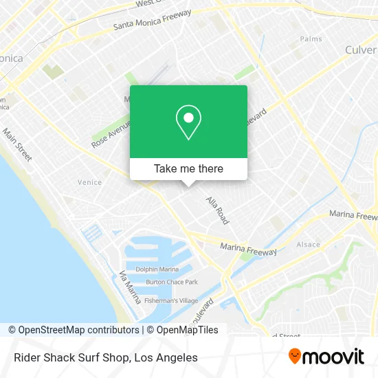 Rider Shack Surf Shop map