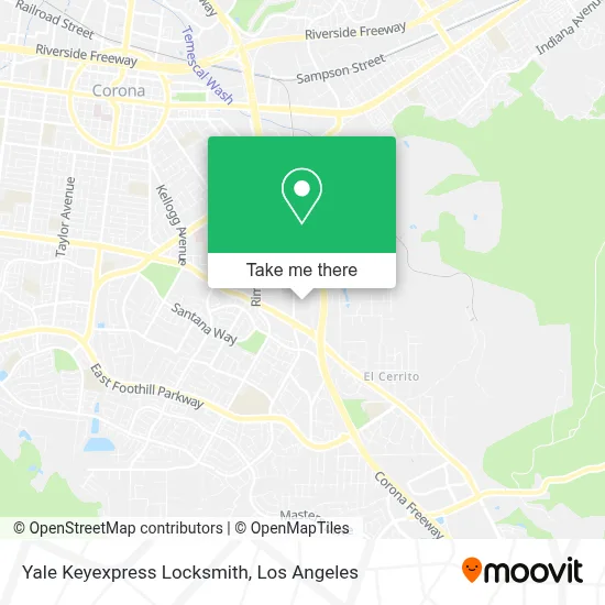 Yale Keyexpress Locksmith map