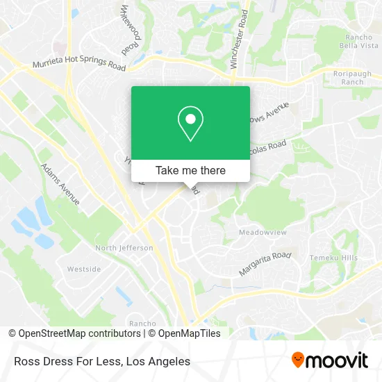Ross Dress For Less map