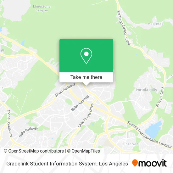 Gradelink Student Information System map