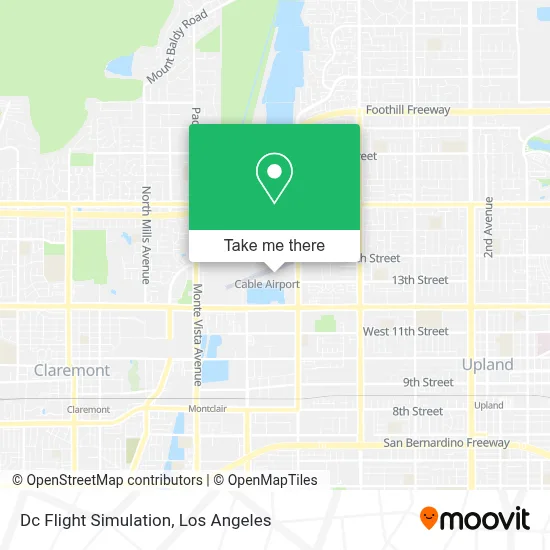 Dc Flight Simulation map