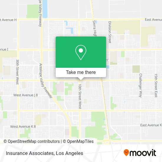 Insurance Associates map