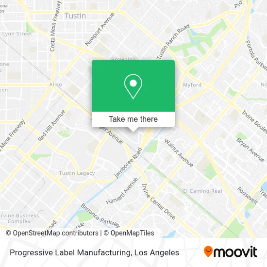 Progressive Label Manufacturing map
