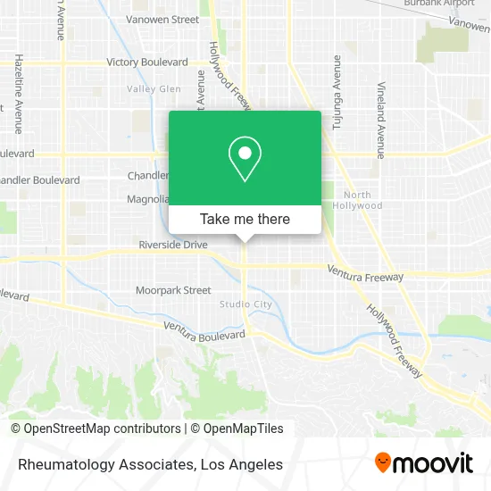 Rheumatology Associates map