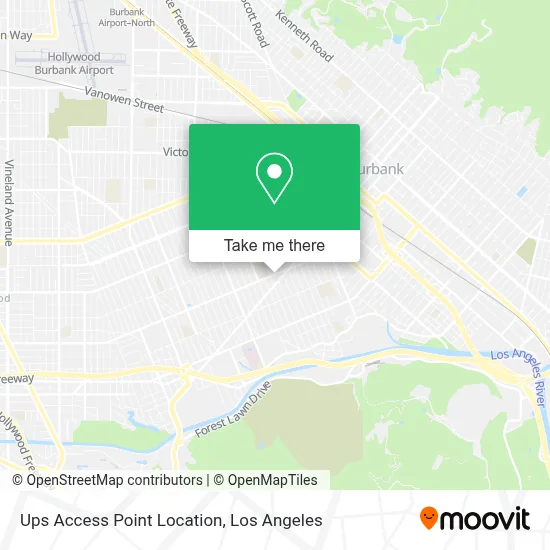 Ups Access Point Location map