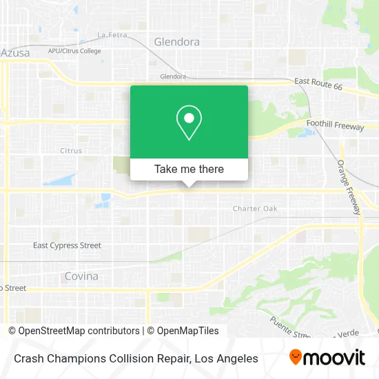 Crash Champions Collision Repair map