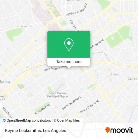 Keyme Locksmiths map
