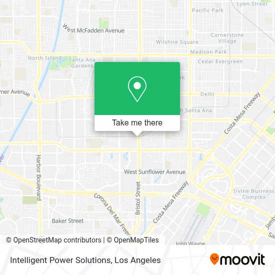 Intelligent Power Solutions map