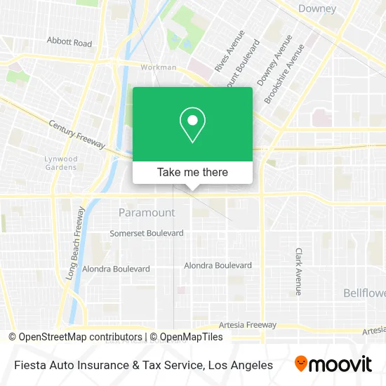 Fiesta Auto Insurance & Tax Service map