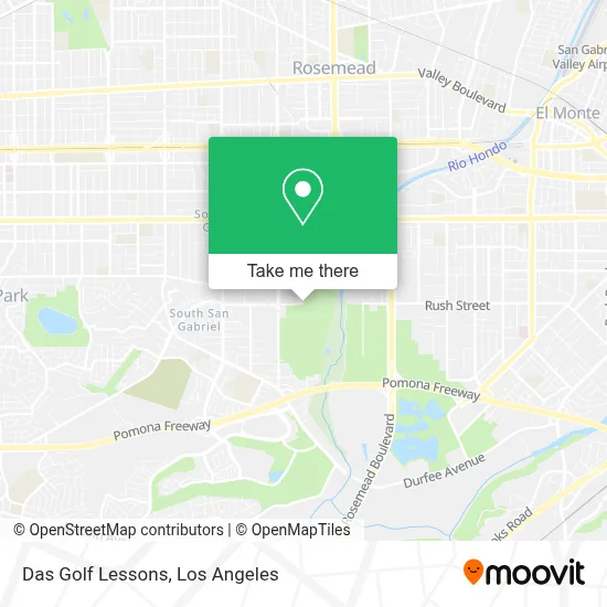 Das Golf Lessons map