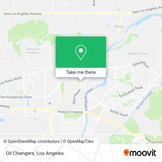 Oil Changers map