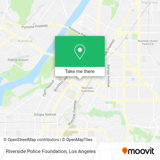 Riverside Police Foundation map