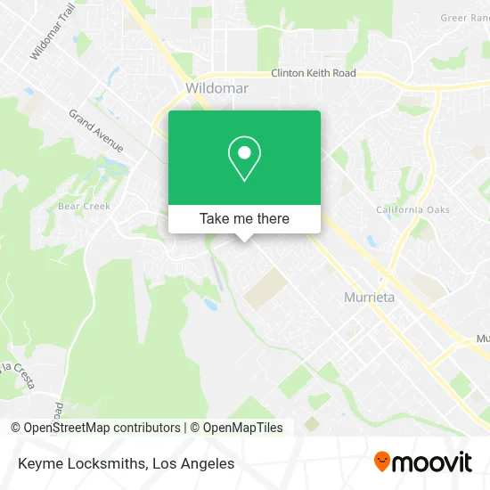 Keyme Locksmiths map