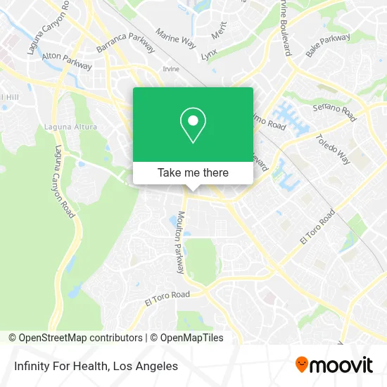 Infinity For Health map
