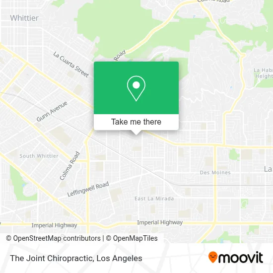 The Joint Chiropractic map