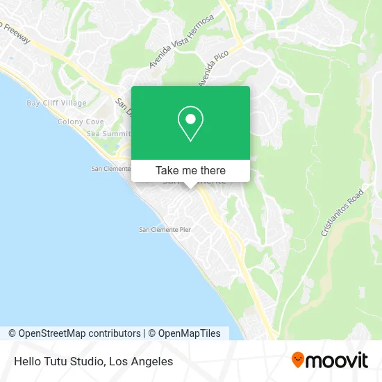 Hello Tutu Studio map