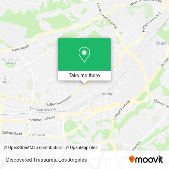 Discovered Treasures map