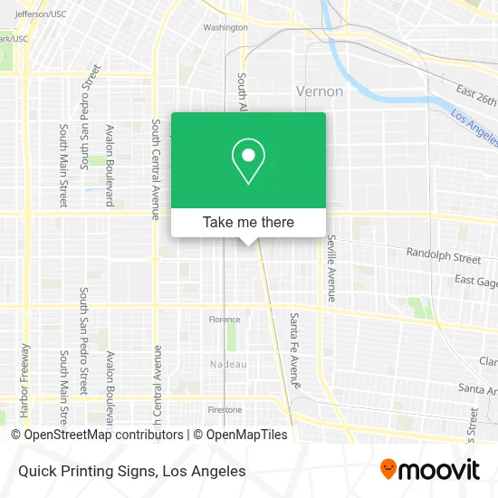 Quick Printing Signs map