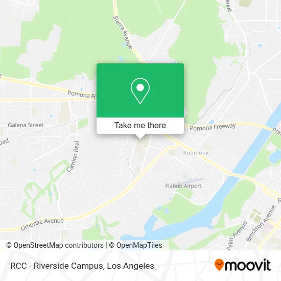 RCC - Riverside Campus map