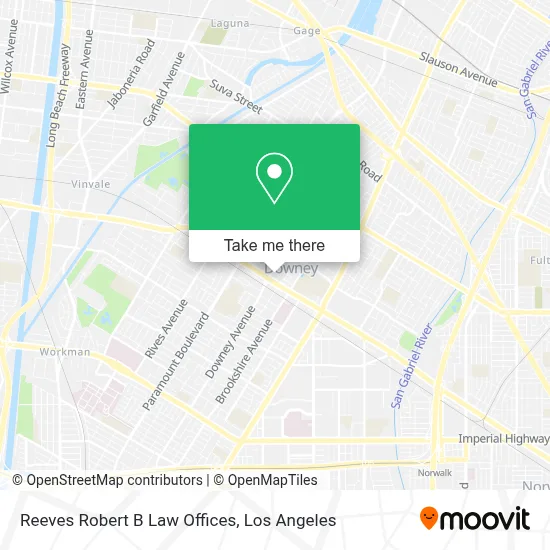 Reeves Robert B Law Offices map