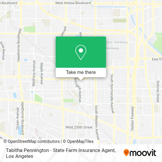 Tabitha Pennington - State Farm Insurance Agent map