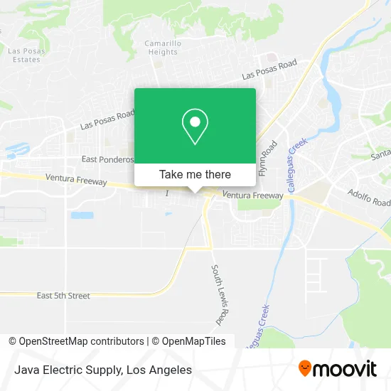 Java Electric Supply map