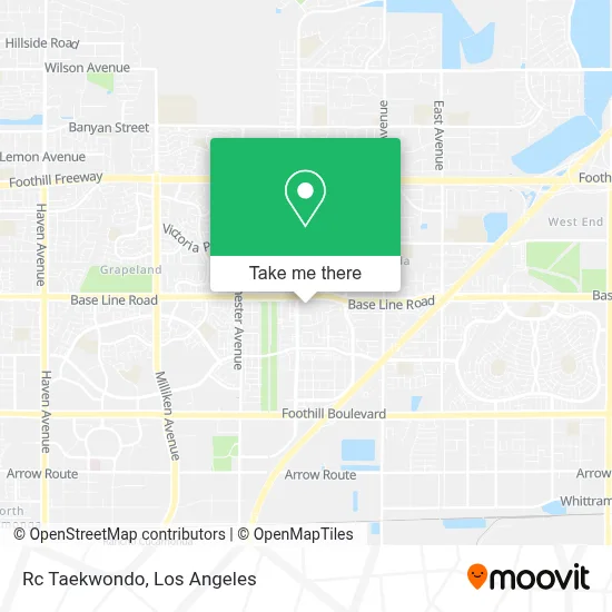 Rc Taekwondo map