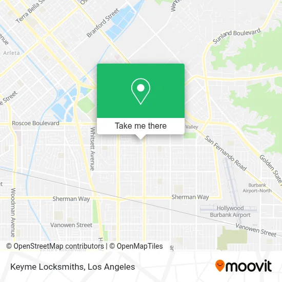 Keyme Locksmiths map