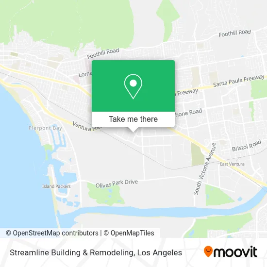 Streamline Building & Remodeling map