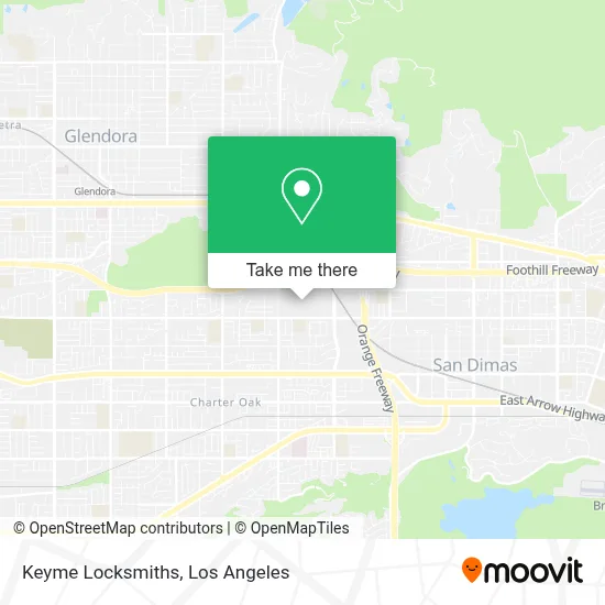 Keyme Locksmiths map
