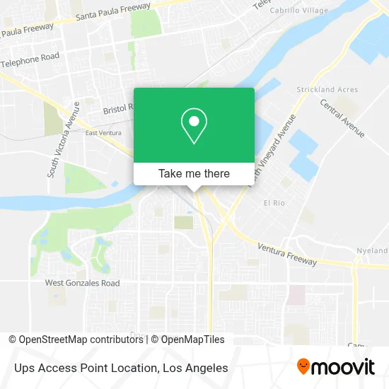 Ups Access Point Location map