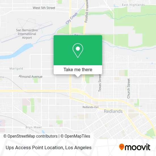 Ups Access Point Location map