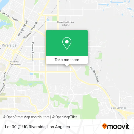Lot 30 @ UC Riverside map