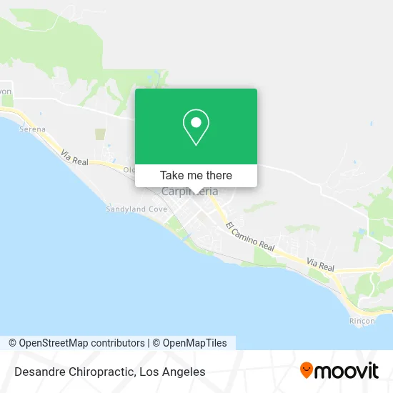 Desandre Chiropractic map