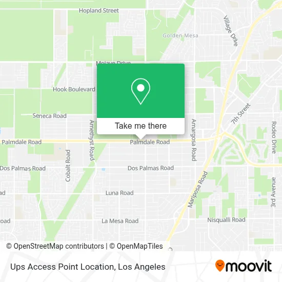 Ups Access Point Location map