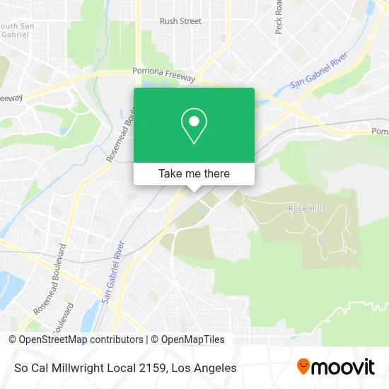 So Cal Millwright Local 2159 map