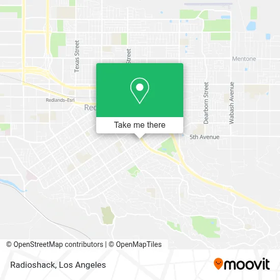 Radioshack map