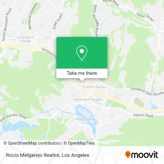 Rocio Melgarejo Realtor map