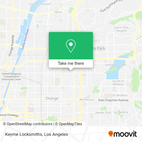 Keyme Locksmiths map