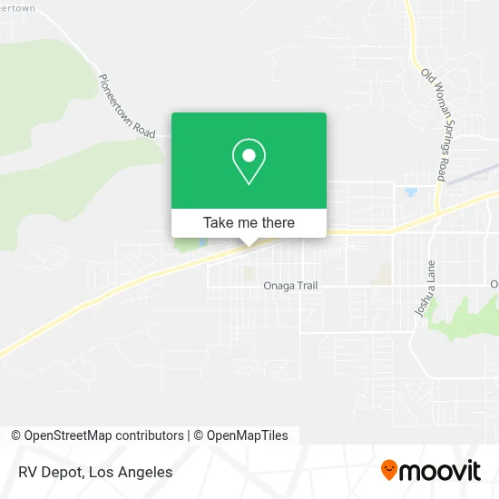 RV Depot map