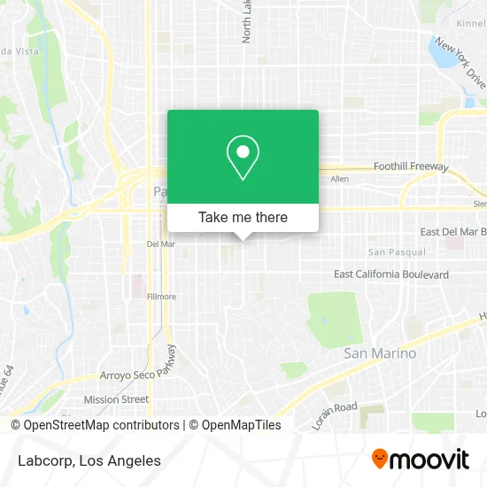 Labcorp map