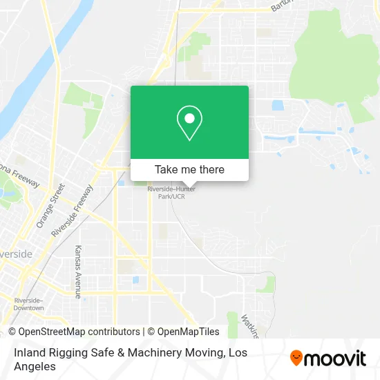 Inland Rigging Safe & Machinery Moving map
