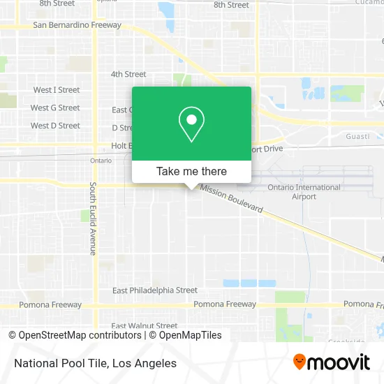 National Pool Tile map