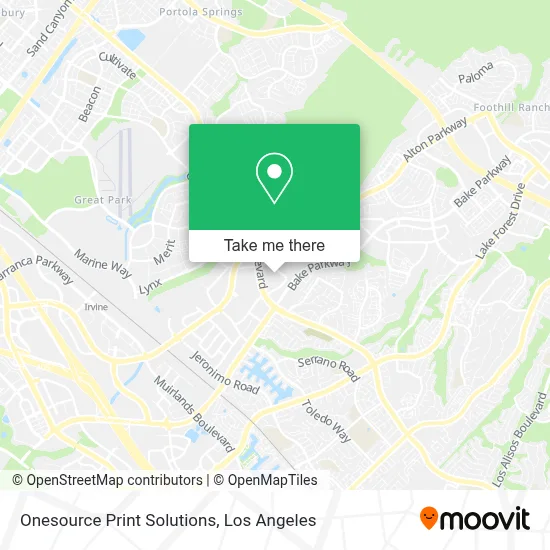 Onesource Print Solutions map
