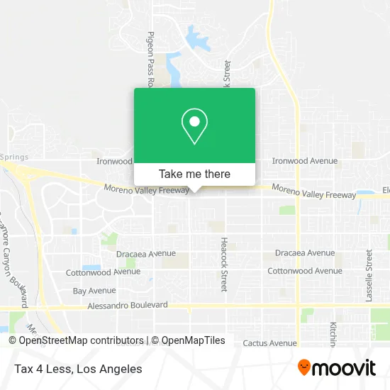 Tax 4 Less map