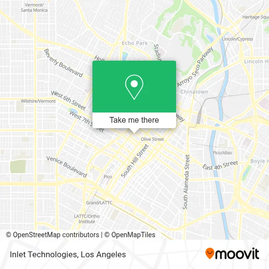 Inlet Technologies map