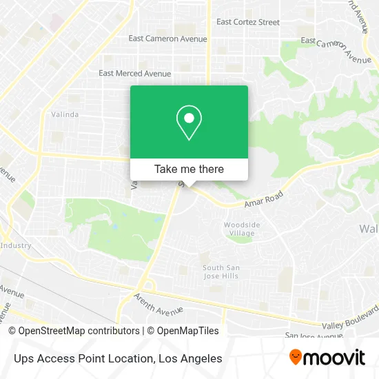Ups Access Point Location map