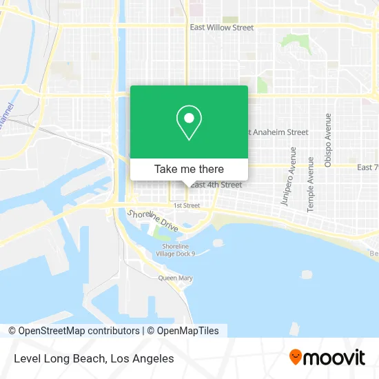 Level Long Beach map