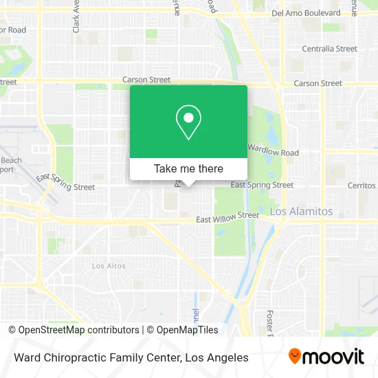 Ward Chiropractic Family Center map