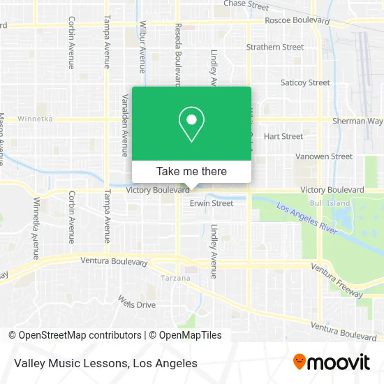Valley Music Lessons map